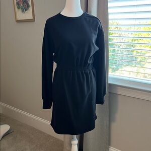 Time and Tru Elegant Black Long Sleeve Dress